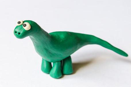Поделки своими руками поделки из пластилина. Динозавр из пластилина Поделки для детского сада