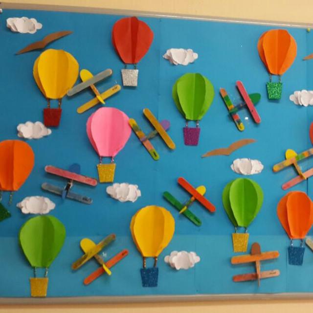 Поделки своими руками поделки для детского сада. Воздушные шары и самолеты Поделки для детского сада