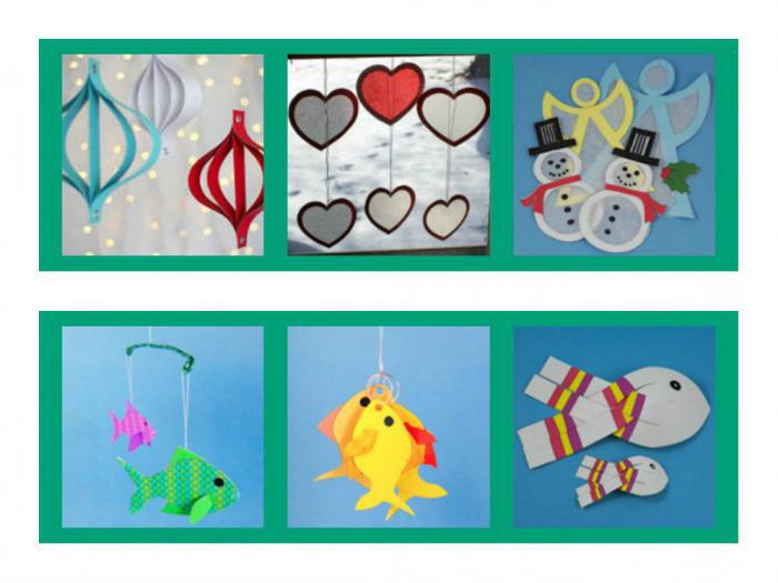 Поделки своими руками из бумаги. Поделки из цветной бумаги рыба снеговики сердечки фонарики Поделки для детского сада