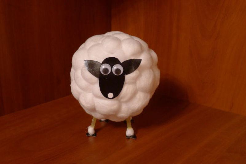 Поделка овечка