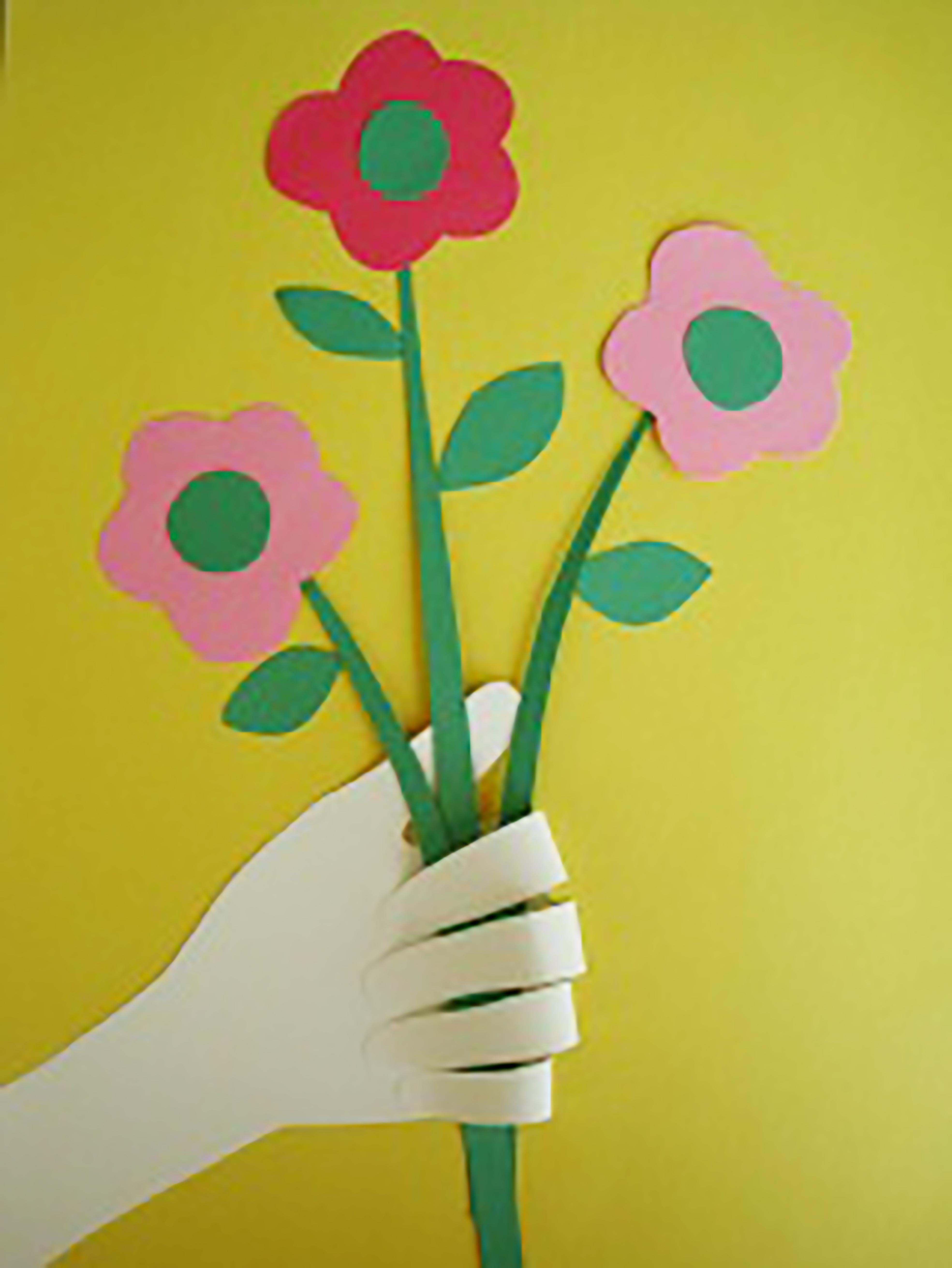 Подарок маме 6 класс. Аппликация.цветы. Цветы из цветной бумаги. Аппликация цветов.
