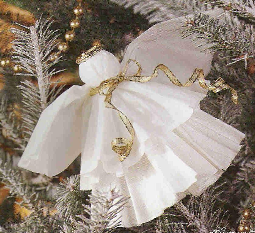 Поделки своими руками Рождество. Ангел из ткани для украшения елки на рождество Поделки на праздники