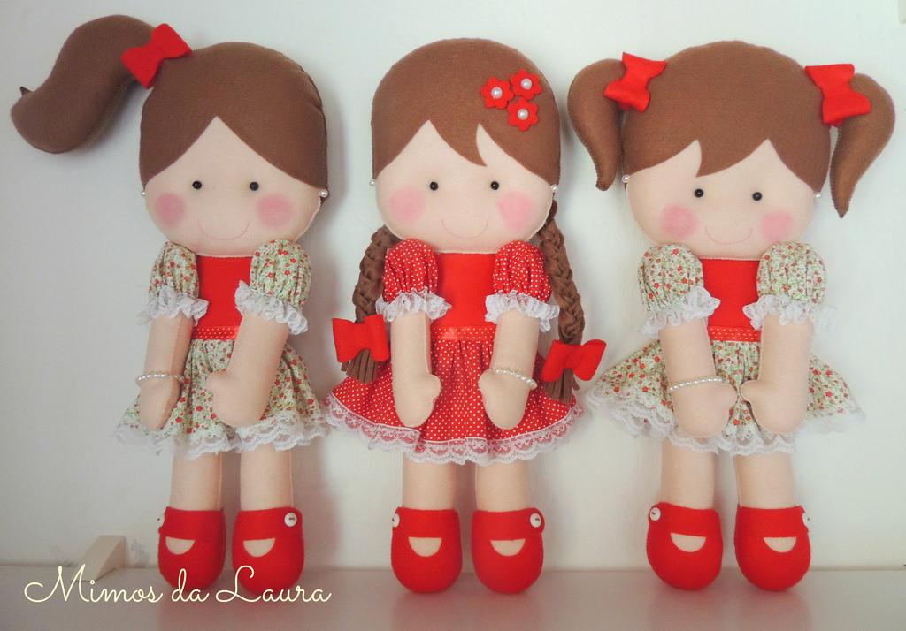 Поделки своими руками мягкие игрушки. Куклы тройняшки в красных платьях Поделки на праздники