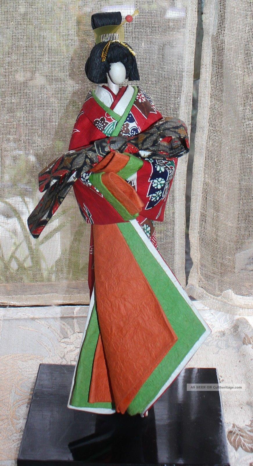 Поделки своими руками бумажные куклы. Японская кукла в кимано из гофрированной бумаги Сайт поделок