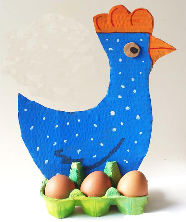 Поделки своими руками домашние животные. Курица высиживает яйца Поделки для детского сада