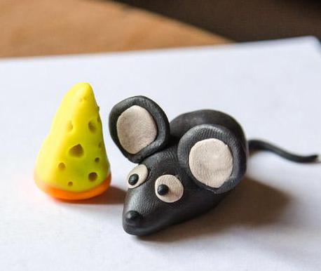 Поделки своими руками зоопарк. Мышка из пластилина и кусочек сыра Поделки для детского сада